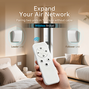 18.9 ดีบีเอ 10-20 ㎡   ระบบปรับอากาศห้องอพาร์ทเมนต์ ชุด ERV สำหรับห้องเดี่ยว ระบบระบายอากาศแบบกู้คืนความร้อน พร้อมพัดลมแบบปรับทิศทางได้ ตัวเลือก WIFI - Product Image 4