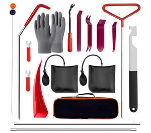 Kit de Apertura de Autos para Cerrajeros, Gancho en J de Acero Inoxidable, Juego de Herramientas para Automóviles - Product Image 1
