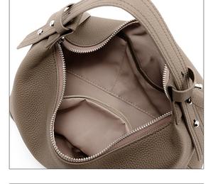 Luxury New <b>Ladies</b> Casual Soft Cowhide <b>Leather</b> Handbag with Zipper Closure Crossbody Shoulder <b>Bag</b> for Women - Product Image 6