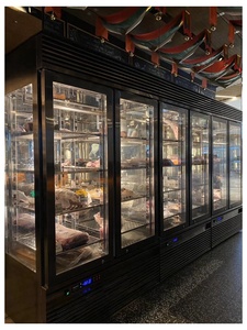 Carne colgando pantalla refrigerador utilizado <span class=keywords><strong>para</strong></span> la <span class=keywords><strong>tienda</strong></span> de comestibles - Product Image 3