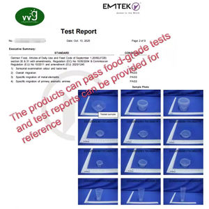 Gobelets à mousse jetables transparents en plastique épaissi VVG de 4oz <span class=keywords><strong>avec</strong></span> couvercles en dôme pour pouding parfait, gâteau aux fruits, <span class=keywords><strong>yaourt</strong></span>, crème glacée - Product Image 5