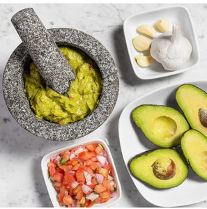 מרגמה גרניט ועלי סט-6 אינץ קוטר 2 כוס קיבולת. לא מלוטש גרניט אבן מכתש ועלי גדול גודל - Product Image 4