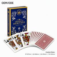 Cartes à Jouer Personnalisées Tianyou Jingtiel avec Embossage et Boîte en Papier Finition Brillante pour Usage Familial, Jeu de Cartes de Collection