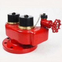 Collecteur d'eau à bride en laiton de 4 pouces BS3360 Adaptateur de pompe à eau à 4 voies pour équipement de lutte contre l'incendie Accessoires