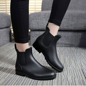 Hot Comfortable Waterproof Lightweight Summer Autumn <strong>Ankle</strong> Anti-slip PVC Chelsea <strong>Boots</strong> for <strong>Women</strong> - Product Image 5