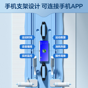 Tabla de Ejercicios Abdominales Multifuncional 5 en 1 con Control por Aplicación para Entrenamiento de Core en Casa u Oficina, Plegable, de Plástico - Product Image 2