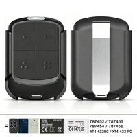 Pour FAAC XT4 433 RC 787456 787454 787453 787452 XT4 433RC porte de Garage/porte télécommande 433MHz