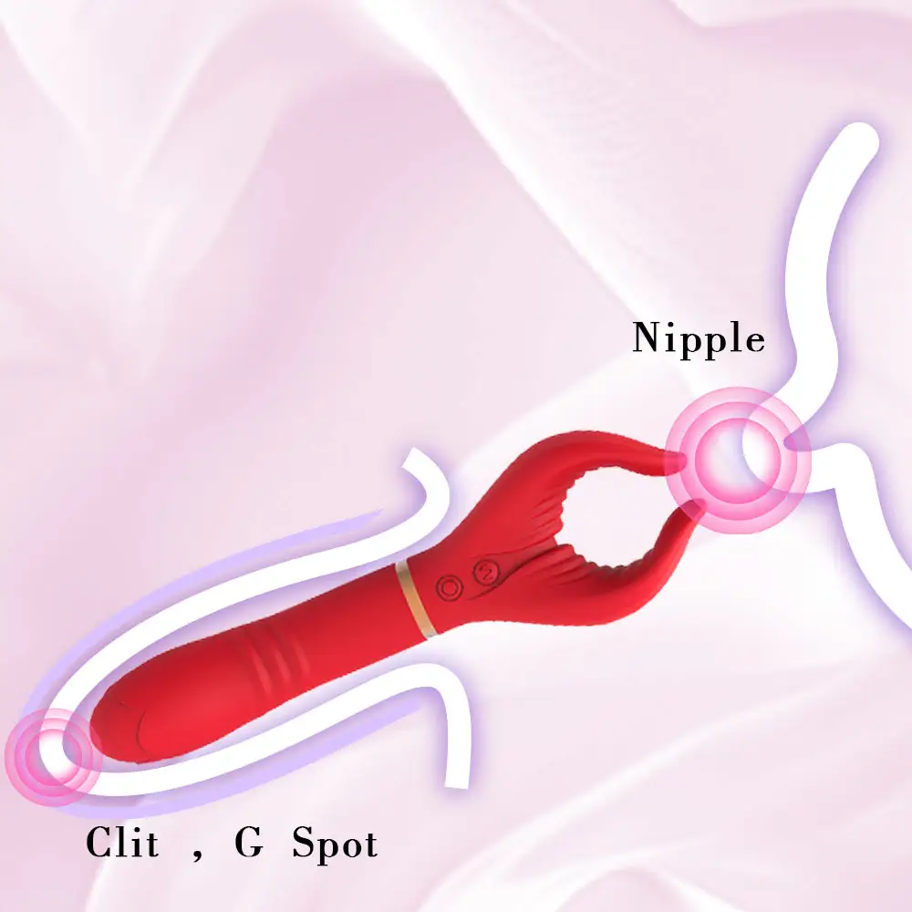 Neonislands Volwassen Seksspeeltjes Kit Luxe Vrouwen Clitoris Stimulator Tepel Clips Toverstaf G Spot Clitoris Vibrator