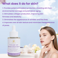 Sérum Visage Anti-âge et Antioxydant au Resvératrol, Contrôle du Sébum, Hydratant et Éclaircissant à l'Acide Ferulique 3% – Marque Privée OEM/ODM