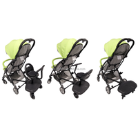 Planche de poussette universelle 2 en 1 avec siège détachable pour bébé, adaptée à la plupart des marques d'accessoires pour landau.