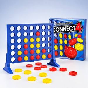 Jeu de société Connect 4 en plastique, 4 en ligne, éducatif, interactif, stratégie, jouet de <span class=keywords><strong>table</strong></span> pour enfants, pour les fêtes de famille - Product Image 1