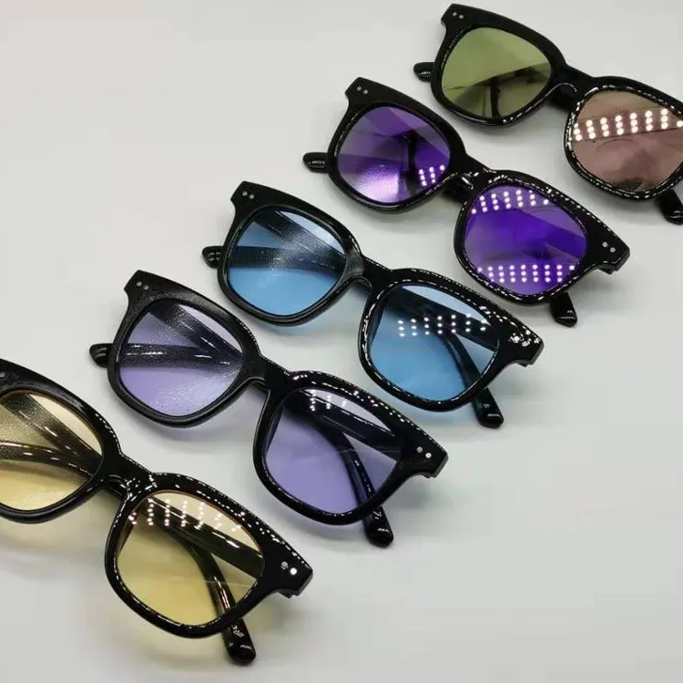 Twoo-Material de montura y lentes acrílicas, gafas de sol cuadradas, 115001 unidades