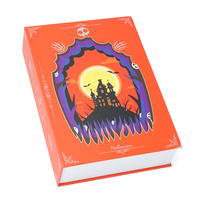Calendario de Adviento de Lujo Personalizado para Halloween, Caja de Regalo con Cuenta Regresiva de 12 Días para Dulces y Joyería