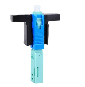 Connecteur de <span class=keywords><strong>fibre</strong></span> optique SC-APC à joint froid de forme ronde pour avion, à noyau céramique, à raccordement rapide - Product Image 1