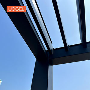 Uogel Hot Verkoop Handmatige Lamellen Luifel Waterdichte Aluminium <span class=keywords><strong>Pergola</strong></span> Fabrikant Met Verstelbare Regendichte Aluminium <span class=keywords><strong>Pergola</strong></span> Luifel - Product Image 3