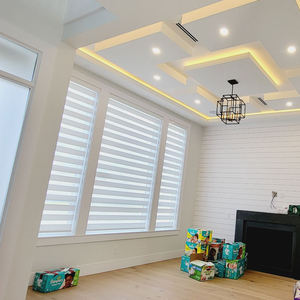 تعتيم تلقائي صامت موتور تطبيق واي فاي جوجل الذكية التحكم في الطبقة المزدوجة ظلال النهار والليل Zebra العمى الآلية - Product Image 4