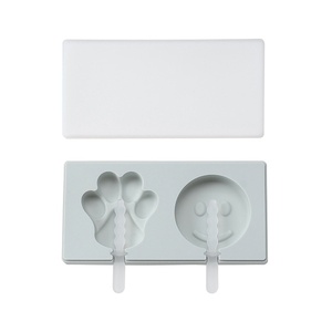 Moule à glace en silicone écologique en gros, fabricant de bâtonnets de glace connectés avec couvercle, bac de congélation réutilisable pour DIY, démoulage facile des cubes - Product Image 6