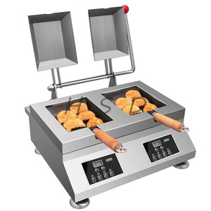 Freidora Automática de Dumplings, Cocedor Eléctrico de <span class=keywords><strong>Gyoza</strong></span>, Parrilla de Acero Inoxidable para Freír, Máquina para Hacer Dumplings de Hierro Fundido sin Recubrimiento - Product Image 2