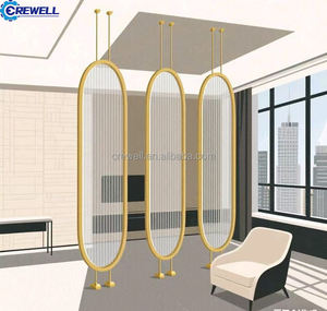 <span class=keywords><strong>Cloison</strong></span> de chambre d'hôtel moderne réglable <span class=keywords><strong>Cloison</strong></span> décorative <span class=keywords><strong>en</strong></span> métal <span class=keywords><strong>amovible</strong></span> d'intérieur Design de luxe pour bureau à domicile - Product Image 3