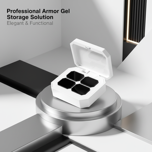 Palette Magnetica Vuota a 4/6/9 Scomparti per Smalto Gel Ombre, Scatola Portatile in Plastica da 2g, Personalizzabile OEM/ODM - Product Image 3