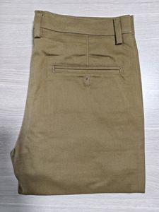 Pantaloni da <span class=keywords><strong>Uomo</strong></span> Chino Cachi in Twill Elasticizzato Lavato a Gamba Dritta Pantaloni Formali Business e Casual da <span class=keywords><strong>Uomo</strong></span> - Product Image 3