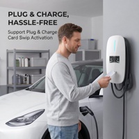 Estación de Carga para Vehículos Eléctricos de 7KW, 11KW, 22KW, 32A, Tipo 2, con Control RFID y Software Inteligente de Red de Carga para Vehículos Eléctricos