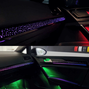 Kit de Actualización de Iluminación Ambiental de 64 Colores para Volkswagen Golf 7/7.5 2014-2021, Accesorios para Panel de Luces LED Interiores - Product Image 6