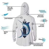Sweat à capuche de pêche pour homme, conçu pour la performance, avec protection solaire UPF50+, tissu à séchage rapide et masque intégré