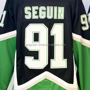Maglia da Hockey Nazionale di Dallas <span class=keywords><strong>Jake</strong></span> Oettinger Pronta per la Spedizione, Qualità Superiore, Cucita - Product Image 3