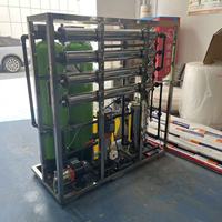 Sistem Reverse Osmosis (RO) 1T/H 1000LPH, Pabrik Pemurni Air Industri, Tangki FRP Pretreatment Pasir Karbon Resin, Kelas Komersial