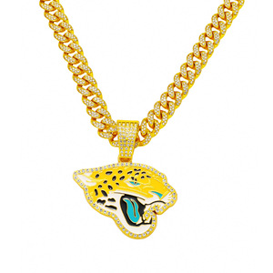 2026 New Personality Hiphop <b>Style</b> Alloy Leopard <b>Head</b> Pendant Necklace Unique Design Men's Necklaces Fashion Jewelry Wholesale - Product Image 6