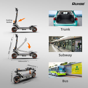 Scooter Eléctrico Ruitoo M6 de Doble Motor, Plegable, Potente, Todoterreno, Rápido, 60v, para Adultos - Product Image 2