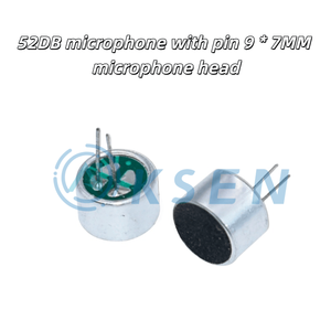 AI-KSEN 52DB 麦克风头 6 * 5mm 7 * 9 6 * <span class=keywords><strong>2.2</strong></span> 电容式驻极体麦克风 拾音麦克风 无插针 - Product Image 2