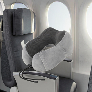 Bán Buôn Hình Chữ U Bộ Nhớ Bọt Du Lịch Gối In Logo Nap Gối Cho Máy Bay Xuất Khẩu Cross-Biên Giới - Product Image 5