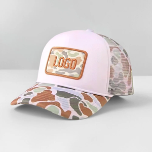 <span class=keywords><strong>Gorras</strong></span> Trucker de Malla con Parche Bordado de Logotipo Personalizado al por Mayor, <span class=keywords><strong>Gorras</strong></span> de 5 Paneles de Espuma Camuflada de Alta Calidad para <span class=keywords><strong>Hombre</strong></span> - Product Image 1