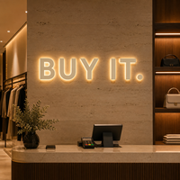Letras 3D Personalizadas con Retroiluminación LED en Acero Inoxidable, Letrero con Logotipo para Oficina, Letrero para Publicidad en Fachada de Tienda