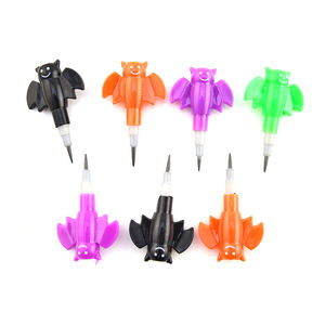 Crayons empilables extensibles aux couleurs vives pour enfants, crayons mécaniques en plastique bon marché en forme de chauve-souris pour enfants, promotionnels - Product Image 3