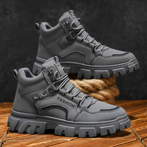 Zapatos de Cuero para Hombre de Alta Calidad, Zapatos de Seguridad para Exteriores, Botas de Montañismo para Entrenamiento, Botas de Senderismo Impermeables para Hombre, Otros Zapatos - Product Image 3