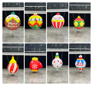 Ballons de Noël gonflables en tissu Oxford, imperméables et durables, pour décorations de Noël gonflables - Product Image 2