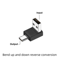 Konektor Transfer kecepatan tinggi Data USB QC USB a Male ke Tipe C Male Adapter 10Gbps USB 3.1 untuk ponsel Notebook U Disk