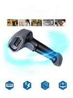 Mindeo CS2290 Scanner laser portable 1D 2D mode de numérisation automatique de codes à barres longue distance sans fil USB Android entrepôt