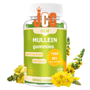 Extracto de hoja de Mullein de etiqueta privada, suplemento rico en antioxidantes para la salud pulmonar, gomitas de Mullein - Product Image 1
