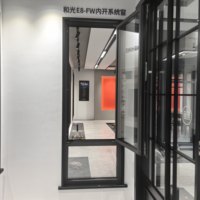 Fenêtre à battant moderne en alliage d'aluminium à double vitrage horizontal, certifiée Energy Star, étanche à l'eau et résistante aux vents, idéale pour appartement