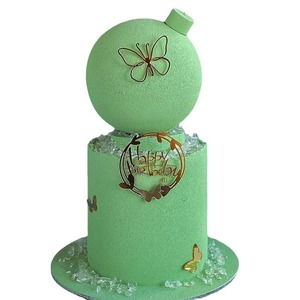 Décoration de gâteau en acrylique « Miel et Douceur », Couronne de Princesse Joyeux Anniversaire, Fournitures pour Fête d'Anniversaire - Product Image 4