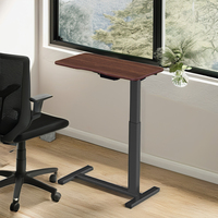 Moteur unique une jambe bureau debout ergonomique électrique hauteur réglable moderne pour bureau à domicile travail confortable travail à domicile