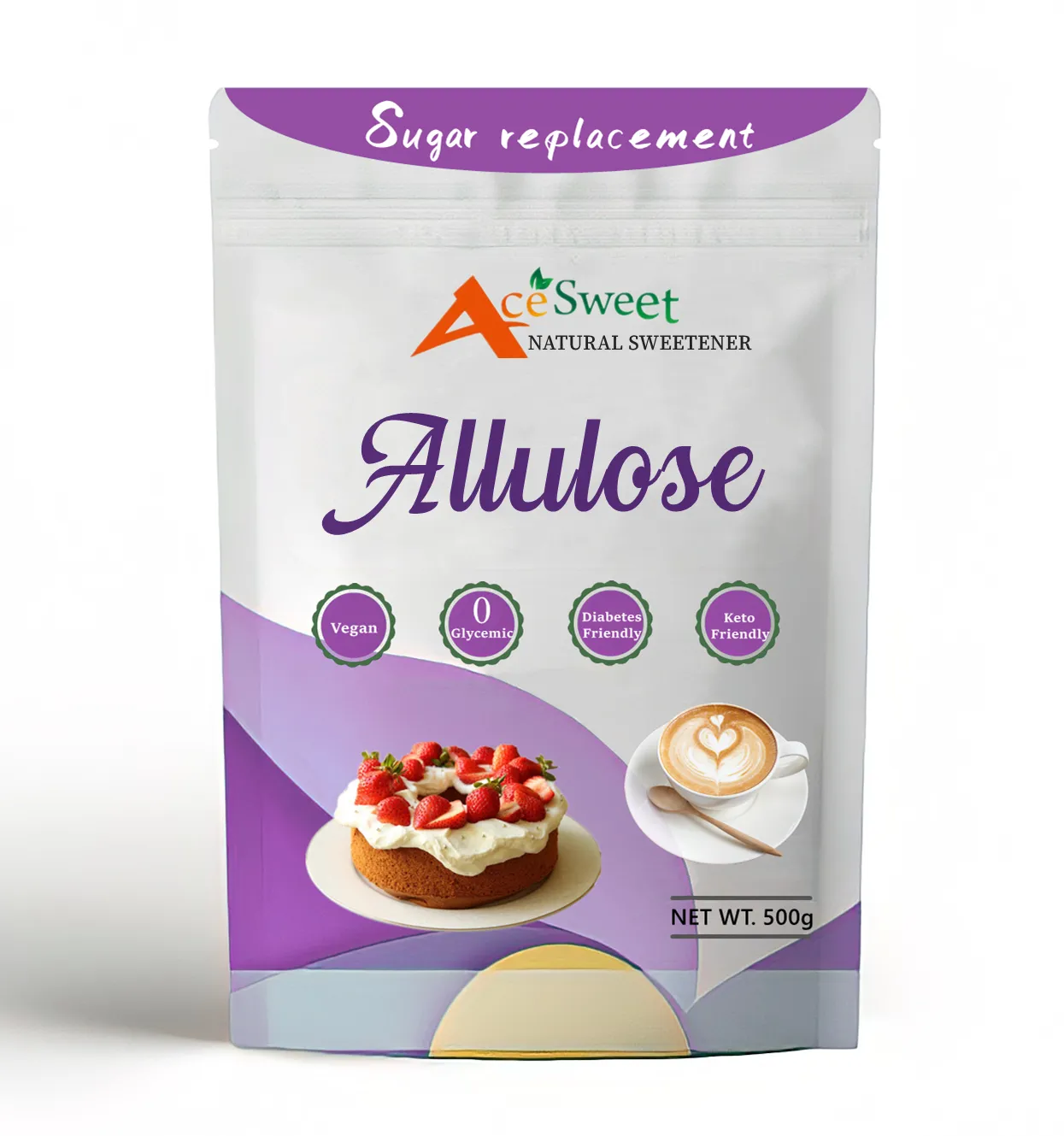 יצרנים אורגני Allulose ממתיק סוכר 551-68-8 D-Psicose אבקת allulose 100 allulose