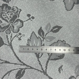 Trắng 120gsm trừu tượng hoa cách nhiệt và thoáng khí vải 100% <span class=keywords><strong>polyester</strong></span> lưới cho rèm cửa hoặc rèm vải - Product Image 3