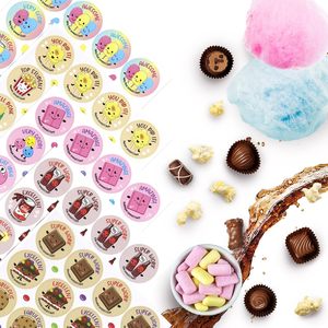 Pegatinas para Rascar y Oler - 864 Piezas, 12 Aromas Diferentes, 36 Hojas - Pegatinas de Recompensa para Niños, Maestros y Padres - Product Image 5