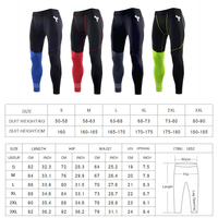 Pantalons de compression pour hommes, leggings de sport athlétiques, pantalons de survêtement à blocs de couleur, collants, sous-vêtements de base pour la course à pied
