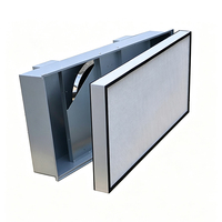Unit Filter Kipas Aliran Udara Laminar Vertikal HZY FFU Baru dari Baja Canai Dingin Berlapis Bubuk dengan Filter HEPA H13/H14 untuk